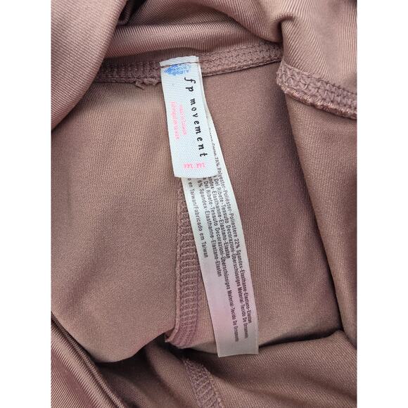 FP Free People Movement Brown Leggings M Womens Skinny Leg High Rise Athletic - Picture 5 of 6